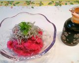 紅芯大根で作る！ピンクのじゃこおろし作り方4写真