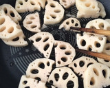 ほっこり♡煮込み10分蓮根と厚揚げの煮物作り方3写真