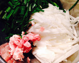 混ぜて焼く☆簡単〜♪ニラと豚入り大根もち作り方1写真