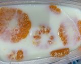 ヘルシー★みかん消費に★スキムミルクみ寒作り方5写真