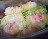 創味シャンタンで☆ロール白菜♪作り方3写真