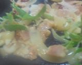 ワンポットパスタねぎのペペロンチーノ風作り方4写真