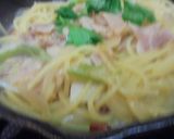 ワンポットパスタねぎのペペロンチーノ風作り方6写真