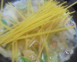 ワンポットパスタねぎのペペロンチーノ風作り方5写真