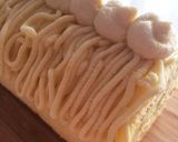 簡単ロールケーキで*さつまいモンブラン作り方11写真