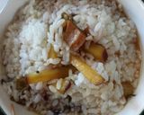 血管ダイエット食581（芋味噌雑炊）作り方1写真