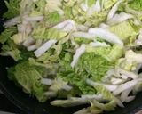 白菜と挽肉のトロトロあんかけ丼作り方3写真