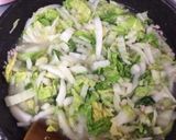 白菜と挽肉のトロトロあんかけ丼作り方4写真