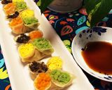 きれい花咲くシューマイ・豚バラの米粉蒸し作り方1写真
