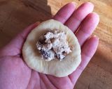 HB簡単クリチーとラムレーズンちぎりパン作り方8写真