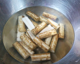サクサク　煮ごぼうの揚げ物作り方1写真