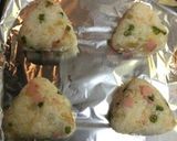 発芽米入りおにぎりのチーズ焼き作り方5写真