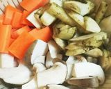 簡単☆ごぼう、人参、エリンギの味噌炒め作り方1写真