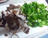 椎茸とピーマンの甘じょっぱい味噌炒め作り方1写真