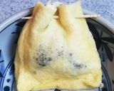 もち米とひじき入り巾着煮(宝袋)作り方4写真