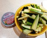 簡単♫ ズッキーニサラダ作り方1写真
