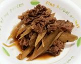 簡単❤牛肉とごぼうの甘辛煮物♪作り方6写真