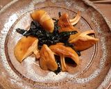 天然・開きナメコと乾燥ワカメの焼きキノコ作り方4写真