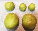 皮がたっぷり❤カリふわ簡単抹茶メロンパン作り方8写真