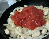 トマトと鶏肉のチーズ丼★作り方2写真