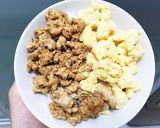 【南蔵】たまりで作る★鶏そぼろ作り方3写真