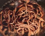 手作り蕎麦つゆで ♪たっぷり鴨南蛮作り方8写真