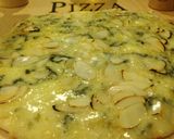 焼きアーモンド香るゴルゴンゾーラ蜂蜜ピザ作り方7写真