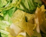 白菜大量消費！豚肉と白菜のごま味噌炒め作り方7写真
