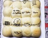 スヌーピー★ちくわ チーズ ちぎりパン作り方9写真