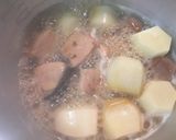 ホクホク里芋と鮭の梅干し煮作り方6写真
