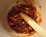 市販のルーとレンジで♪簡単カレー焼き飯☆作り方2写真