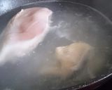 茹でむね肉の葱みそソース作り方1写真