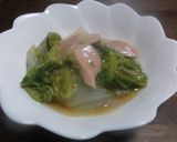 白菜と魚肉ソーセージの醤油煮作り方6写真