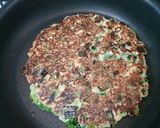 やまといもで作る！ふわふわトロロネギ焼き作り方7写真