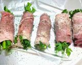 菊菜のこってり肉巻き作り方2写真