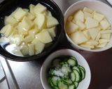 簡単☆火を使わないりんごのポテトサラダ作り方1写真