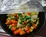 簡単☆火を使わないりんごのポテトサラダ作り方4写真