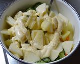 簡単☆火を使わないりんごのポテトサラダ作り方5写真