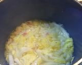 白菜☆ミルクコーンスープ作り方3写真