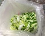 白菜と胡瓜の塩昆布和え作り方2写真