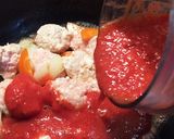 フライパンひとつ♡チキンボールのトマト煮作り方7写真