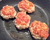 青熟トマトでテリヤキバーグ作り方3写真