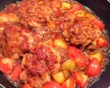 青熟トマトでテリヤキバーグ作り方5写真