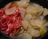 フライパンde大根と豚肉の煮物作り方4写真