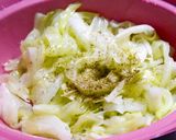 ピリ辛うまうま　キャベツの山椒和え作り方4写真