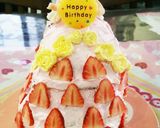 お誕生日にリカちゃん×苺ドールケーキ作り方9写真