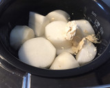 炊飯器で煮て大根の豚肉餡かけ作り方2写真