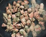 鶏レバーの照り焼き♡チンゲン菜添え作り方10写真