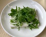 【カルシウム】豆腐と水菜のサラダ作り方1写真