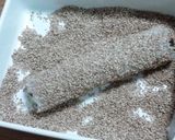 サーモンとクリームチーズの裏巻き寿司作り方11写真
